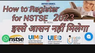 #How to fill NSTSE registration form 2023#full explanation#in hindi#shorts