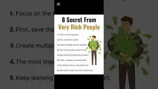*8 Secret From Very Rich People*#wealthbuilding #successmindset #investmentadvice #financialsecrets