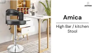 Высокий барный стул/кухонный табурет ASTRIDE&reg; Amica