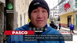 APAFA ANUNCIA VIAJE A LIMA PARA PRESENTAR DENUNCIA POR PRESUNTO MAL USO DE PRESUPUESTO