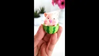 Adorable Mini Pig Figurines | Xairraki #shorts
