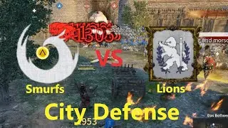 Smurfs Main VS. Lions Main - TW T5 City Defense - Conqueror's Blade - Norilicious - NoriTube