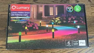 Lumary Smart Pathway Lights RGB | Holiday Entertainment - Awesome!