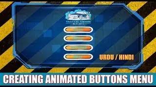 Animated Buttons Dynamic UI Menu In Unity 3D | Modern GUI Development in Unity
