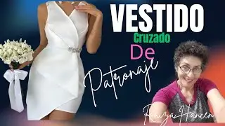 VESTIDO CRUZADO. Patronaje.