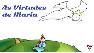As virtudes de Maria 😇🙏🏻👸🏽| Desenho Bíblico Católico