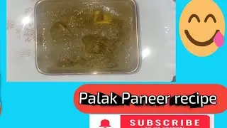 Palak paneer recipe....झटपट बनाए स्वादिष्ट पालक पनीर 😋😋