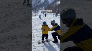 #школасноуборда #краснаяполяна #kids #snow #snowboarding