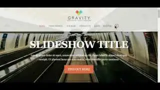 Gravity Joomla Template Video Demo