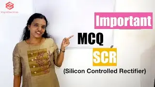 Important MCQ on SCR (Silicon Controlled Rectifier) | Polytechnic Lecturer