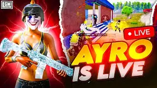 CONQUEROR RANKPUSH BEGINS || AYRO IS LIVE || BGMI LIVE🔴  #bgmi #bgmilive😱