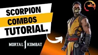 🟢SCORPION COMBOS TUTORIAL MORTAL KOMBAT 1🟢