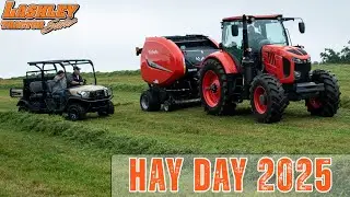 Making Hay with Kubota Tractors and Hay Tools