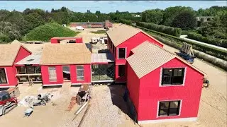 Custom Wood Windows Drone Video: Sagaponack, New York.