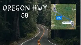 OREGON HWY 58 VIEWS EUGENE TO CHEMULT OR