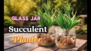 Easy Home Decor Idea with Succulent Plant ...Handmade Aesthetic Decor....✨🔥