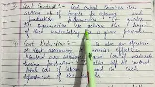 Cost Accounting |Features ,Objectives | Limitations of Cost Accounting |