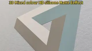 3D Mixed colour HD silicone Matte Effect#silicone #printing