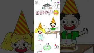 Draw Happy Puzzle: Brain Apps Level 111 to 120 Walkthrough