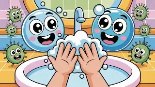 Wash Your Hands with Bubbles | Fun Education Kids Song | #kidscartoon