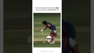 Kl Rahul aggressive celebration against RCB #cricket #msdhoni #cricketlover #ipl #playbold