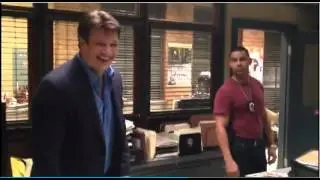 Nathan Fillion getting the better of Jon Huertas :)