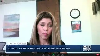 NOW: AZ Sen. Rebecca Rios addresses resignation of Senator Navarrete