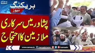 Government employees protest in Peshawar | SAMAA TV