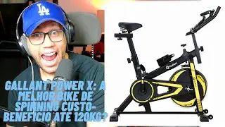 Bike Gallant Power X A melhor bike de spinning custo benef&iacute;cio at&eacute; 120kg