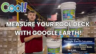How to Measure your Pool Deck Using Google Earth - COOL! Pool Deck Coating