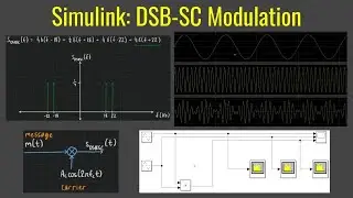 DSB-SC Modulation Calculation and Simulink Circuit