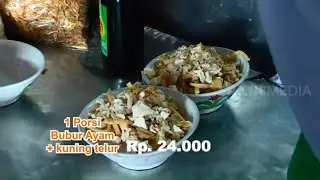 Bima Samudera Menikmati Bubur Ayam Barito Yang Legendaris | MAKAN RECEH (19/06/21)