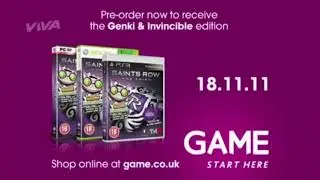 Saints Row The Third PS3 Game UK Advert
