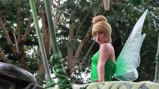 Flight of fantasy Tinker Bell float show stop 2017 January (Part 1)