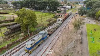 Tren de Auxilio y Alsthom BB56 805 a Peñarol, by Alan Drone Uy