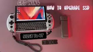 How to upgrade SSD 512g to 4T - GPD WIN4 | Steam Deck | OneXplayer2 | Ayaneo 2 |