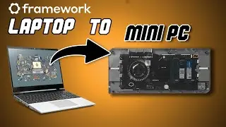 Конвертер ноутбука Framework в мини-ПК