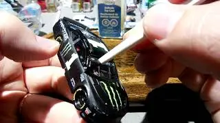 Testors Dullcote Top Coat Tutorial on a 2020 Kurt Busch #1 Monster Energy 1/64 NASCAR Diecast