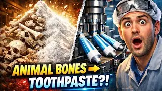 Inside the Toothpaste Factory &mdash; From Animal Bones to Toothpaste #Inside Toothpaste Factory