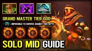 GRAND MASTER TIER SOLO MID GUIDE EMBER SPIRIT | Spirit Vessel + Kaya & Sange Build Show No Mercy