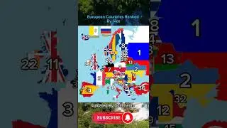 European Countries Ranked By Size