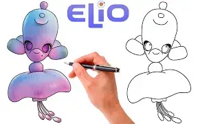 How To Draw Ambassador Mira From Elio | Elio Drawing