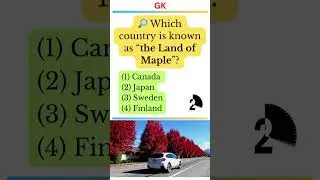 Guess the 'Land of Maple' Country! 🍁 #Trivia #Shorts  #generalknowledge
