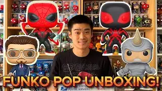 Безумная распаковка фигурок Funko Pop Человек-паук! (5 фигурок Funko Pop по мотивам Marvel)