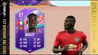 CHEAPEST and Fastest method to Complete 87 Eric Bailly Fut Birthday SBC FIFA 21!!