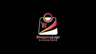 Logo Design in CorelDraw | Shopping logo Design - CorelDraw tutorials #shorts #viral #logo #short