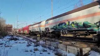 Treinen compilatie 18-1-26 in Marienborn