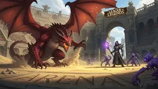 Arena Shyvana Madness – 4K Gold in One Round with Gambler's Blade | League Arena Gameplay