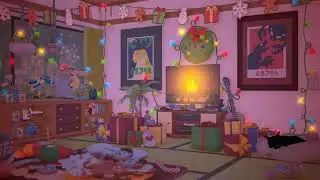 Little Kitty, Big City Yule Log
