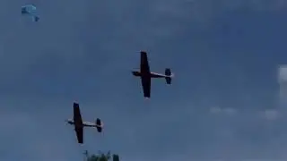 Rolandas Paksas, Robertas Noreika, Algimantas Žentelis. Akrobatinis skrydis vir&scaron; Lūksto ežero
